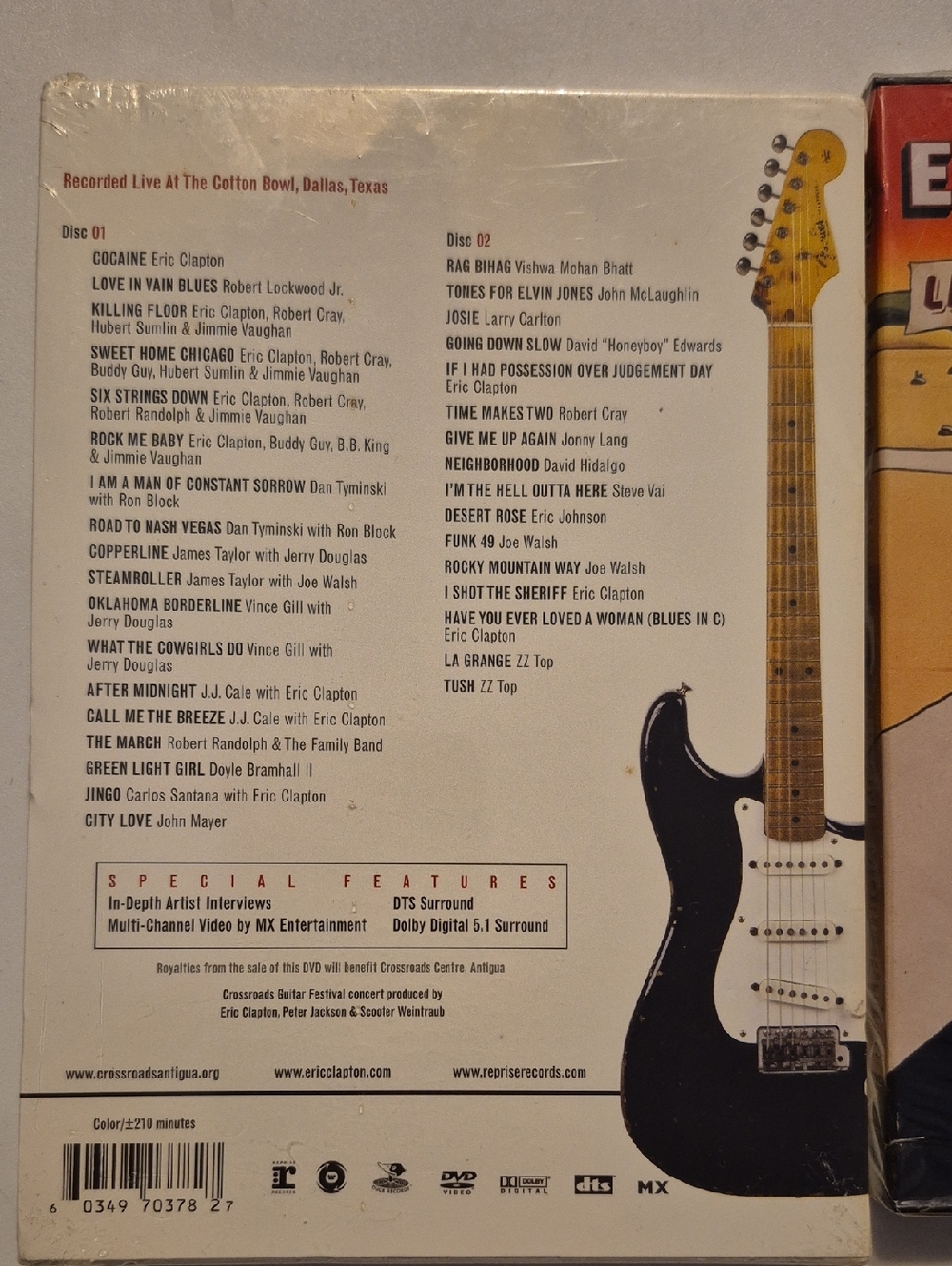 Eric Clapton & Friends Live Concert DVD Lot Of 2 - Picture 4 of 5